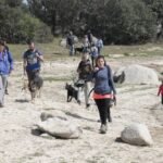 Parte del grupo durante el paseo